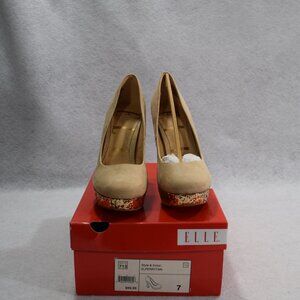 ELLE Eperrytan size 7  Hi Heel Shoes